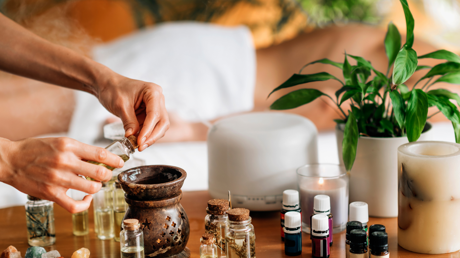 Massage aux huiles essentielles
